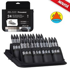 PROMARKER PANTONE set 24 PENNARELLI WINSOR&NEWTON pantoni Black&Grey