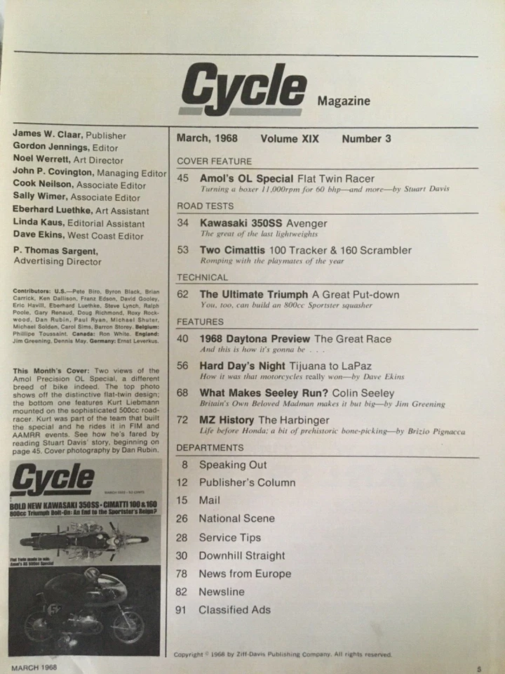 Cycle March 1968 - Image 2 of 3