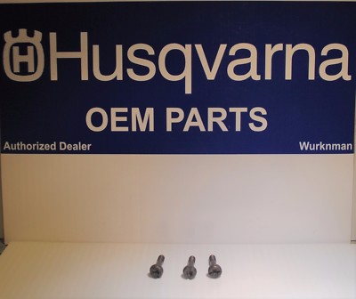 3-Pack OEM Husqvarna Cover Screws 525887001 – Fits 372XP, 395, 362, 365 & More