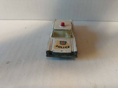Monaco Police Voiture Miniature Matchbox - Ford Galaxie Police - N°55 - Boîte D'origine, Très Bon état Matchbox Adventure 2000
