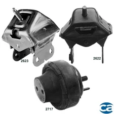 Engine Motor Mounts & Transmission Mount 3Pcs Set For Mercury Sable 91-90 V6 3.0