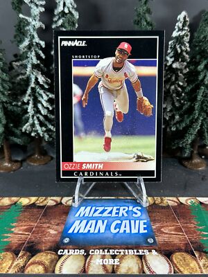 1992 Score Pinnacle Baseball Ozzie Smith Cardinals Base Card 6