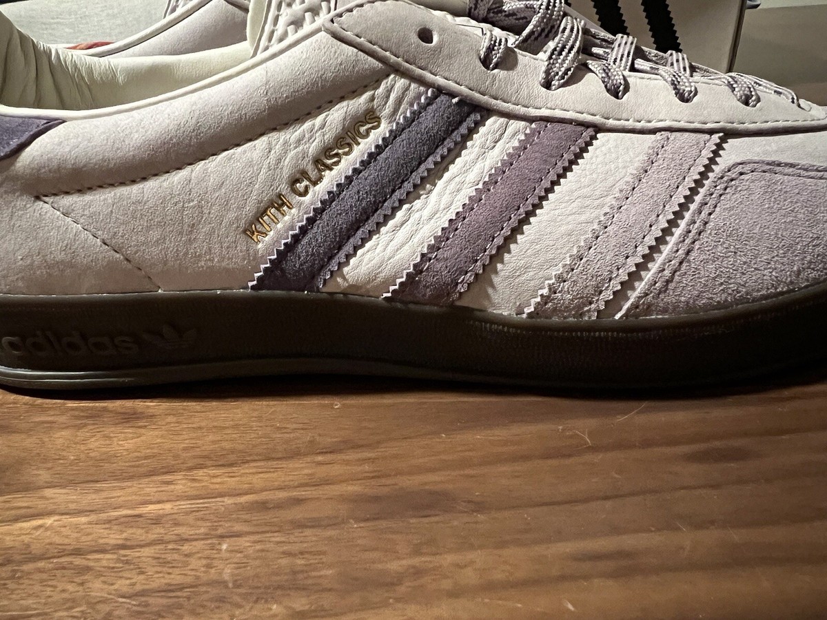 Kith Classics adidas Originals Gazelle Indoor Ash Purple/Ice