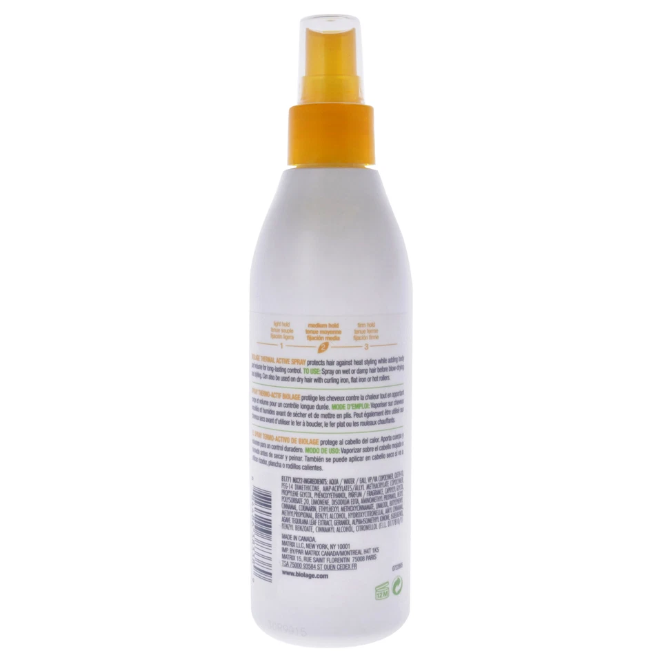 Spray activo térmico Biolage Styling de Matrix para unisex - laca para el cabello de 8,5 oz Foto 2 de 3
