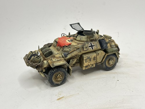 1/35 Sdkfz 223 Afrika Korps Desert Front WW2 . Pro painted