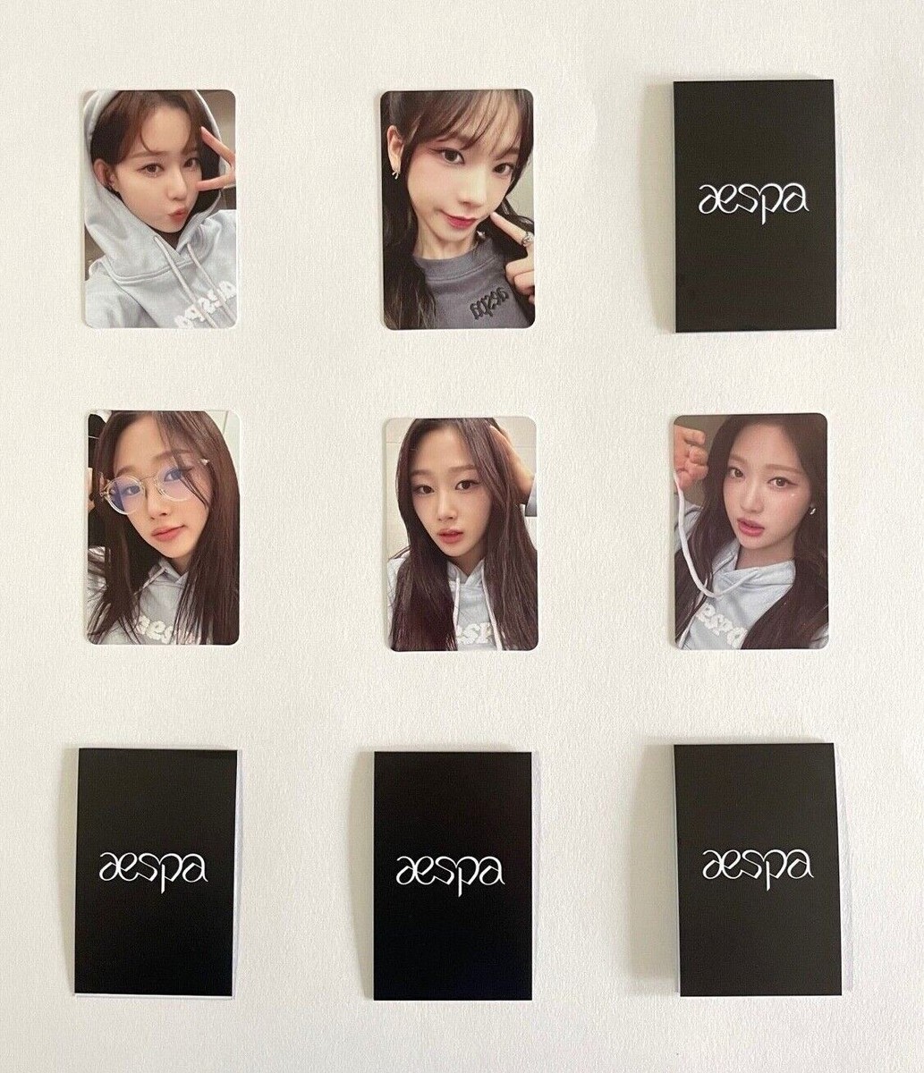 aespa カリナ ポップアップ トレカ Come to my illusion Aespa Come To My illusion Pop Up Store Random Trading Card