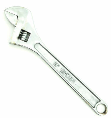 18'' Adjustable Wrench Tool Essentials All Metal Adjustable Wrench