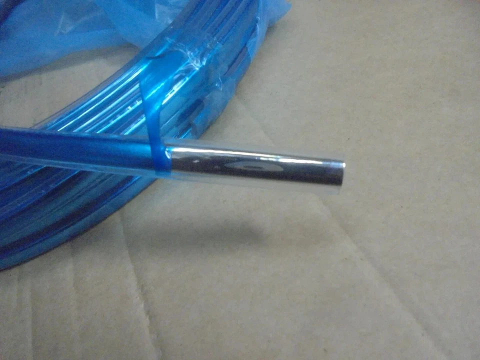 FIAT 850 124 SPECİAL BERLİNA CHROME PROFILE FRONT BACK GLASS Price is for 1meter - Image 2 of 3