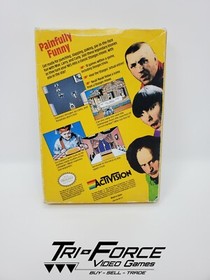 The Three Stooges Nintendo NES CB with original box, Tested ! Free Shipping