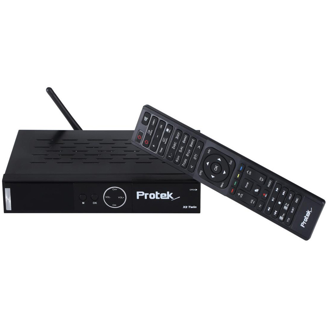 Protek X2 4K UHD Sat-Receiver Linux E2 HDMI Wifi LAN DVB-S2 DVB-CT2 SUPERSET