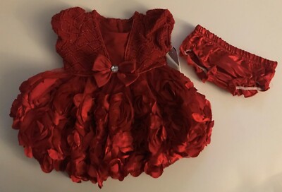 Nannette Infant Baby Girl's Dress ~ NWT ~ Christmas ~ 3-6 Months ~ NEW!