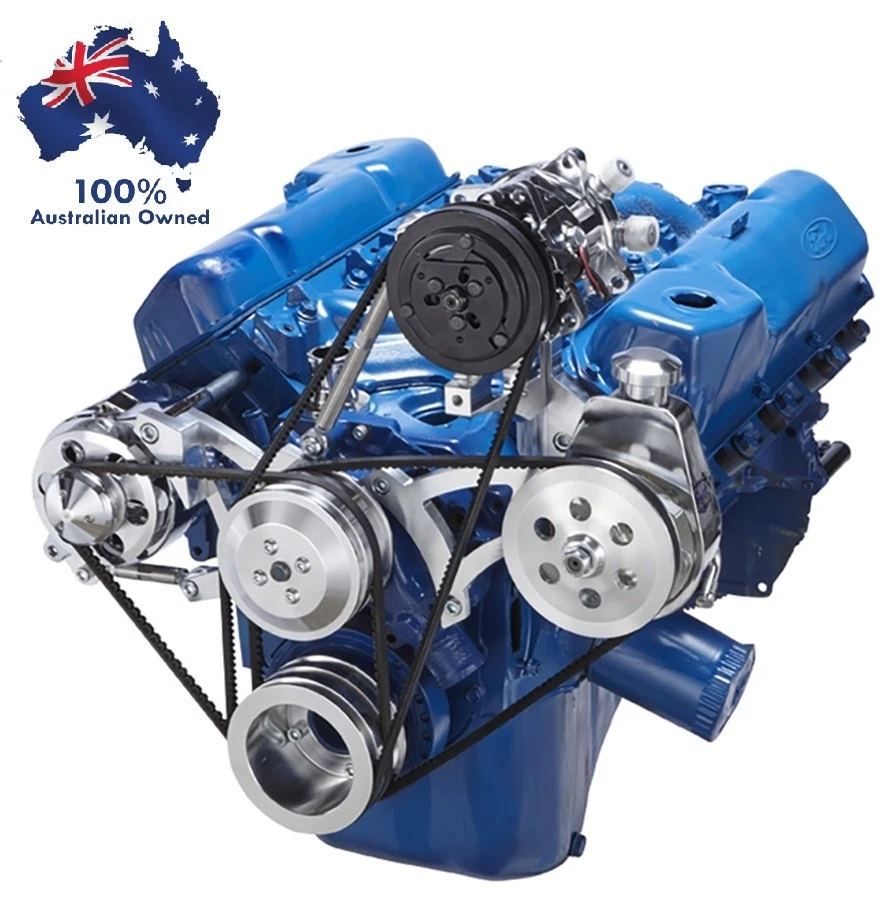 Ford Serpentine Brackets Pulley Kit 289302 351W, 46 OFF