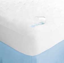 Room Essentials Queen Machine Washable Cooling Waterproof Quilted Mattress Pad