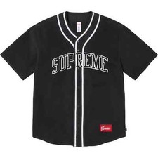 Supreme Polartec Baseball Jersey Black Navy Pink 3colors Size S-XXL