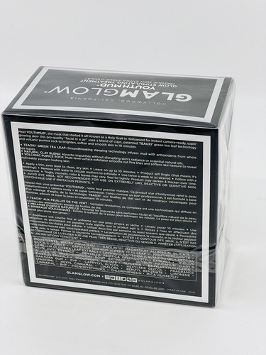 GlamGlow Youthmud Hollywood California Glow Stimulating Treatment 1.7oz Sealed - Picture 10 of 12