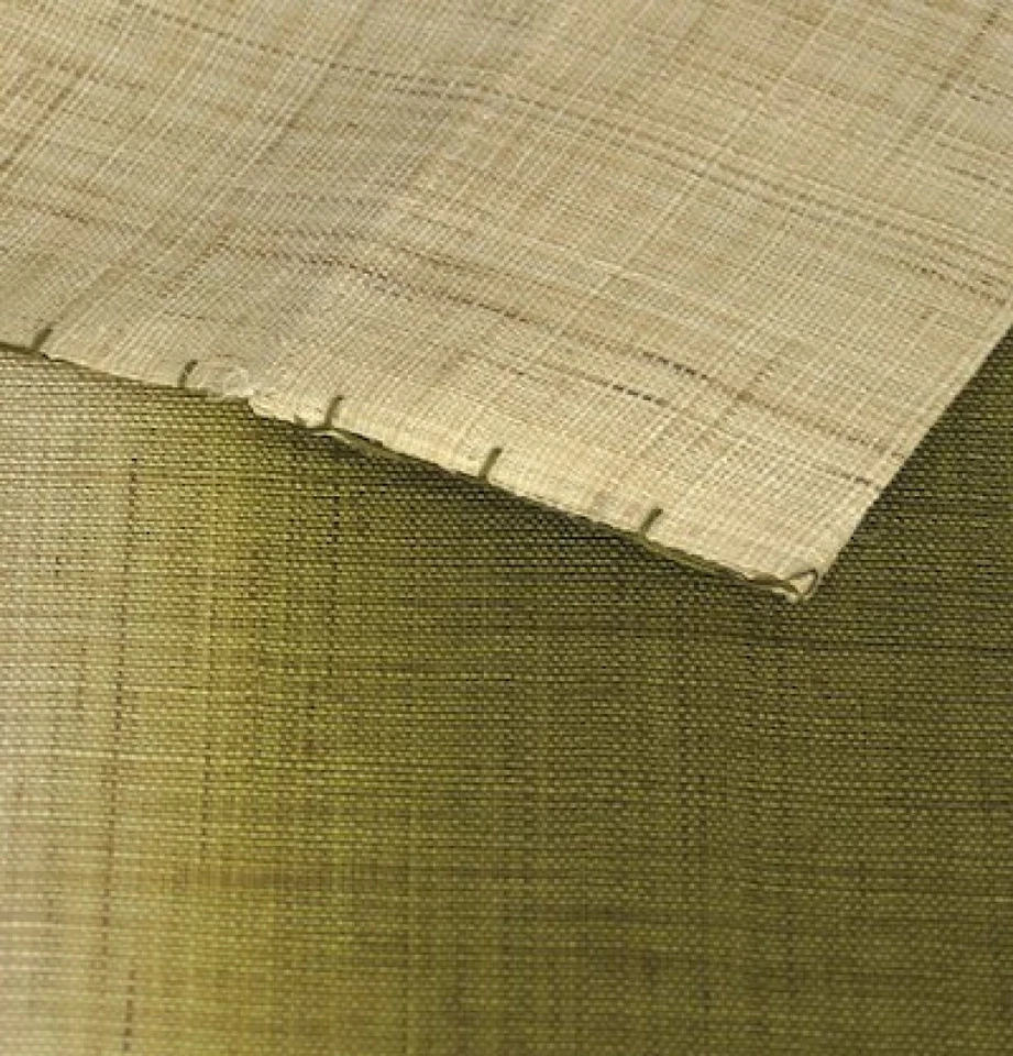 Excelente Cortina Colgante Japonesa Noren Lino Matcha Artesanal 150x90cm Kioto Foto 3 de 4