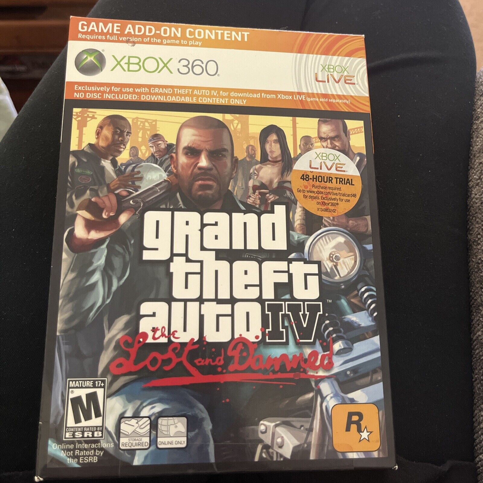 Grand Theft Auto IV: The Lost & Damned (Download Card) for Xbox360