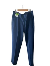 Kenneth Cole  Techni-Cole Men’s Dress Pants 32X34-Flex Waistband -blue -Slim