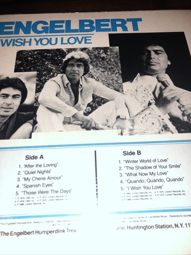 ENGELBERT HUMPERDINCK – I Wish You Love - Vintage Vinyl Album new sealed - Picture 4 of 6