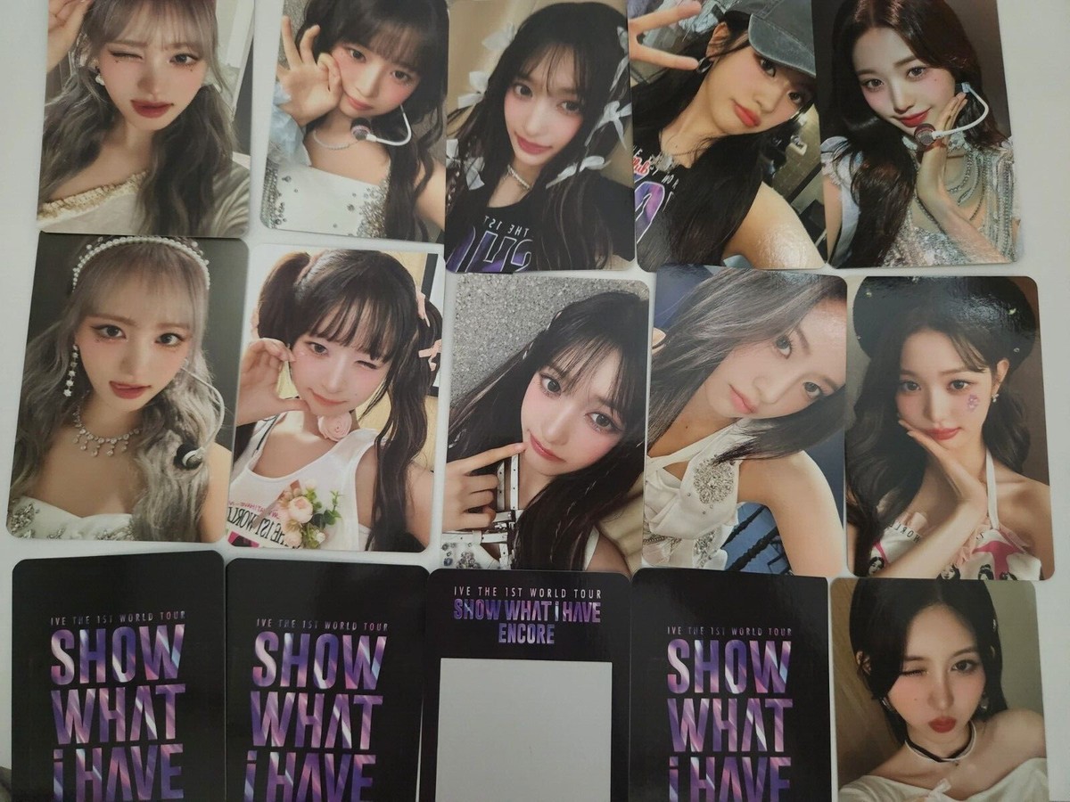 IVE RANDOM PHOTOCARD pack THE 1ST WORLD TOUR SHOW WHAT I