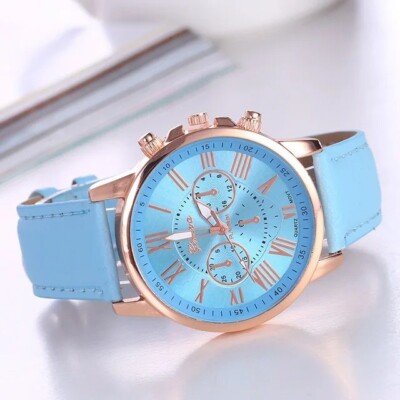 Watch Women Casual Ladies Watches Leather Waterproof Simple Quartz Wristwatch