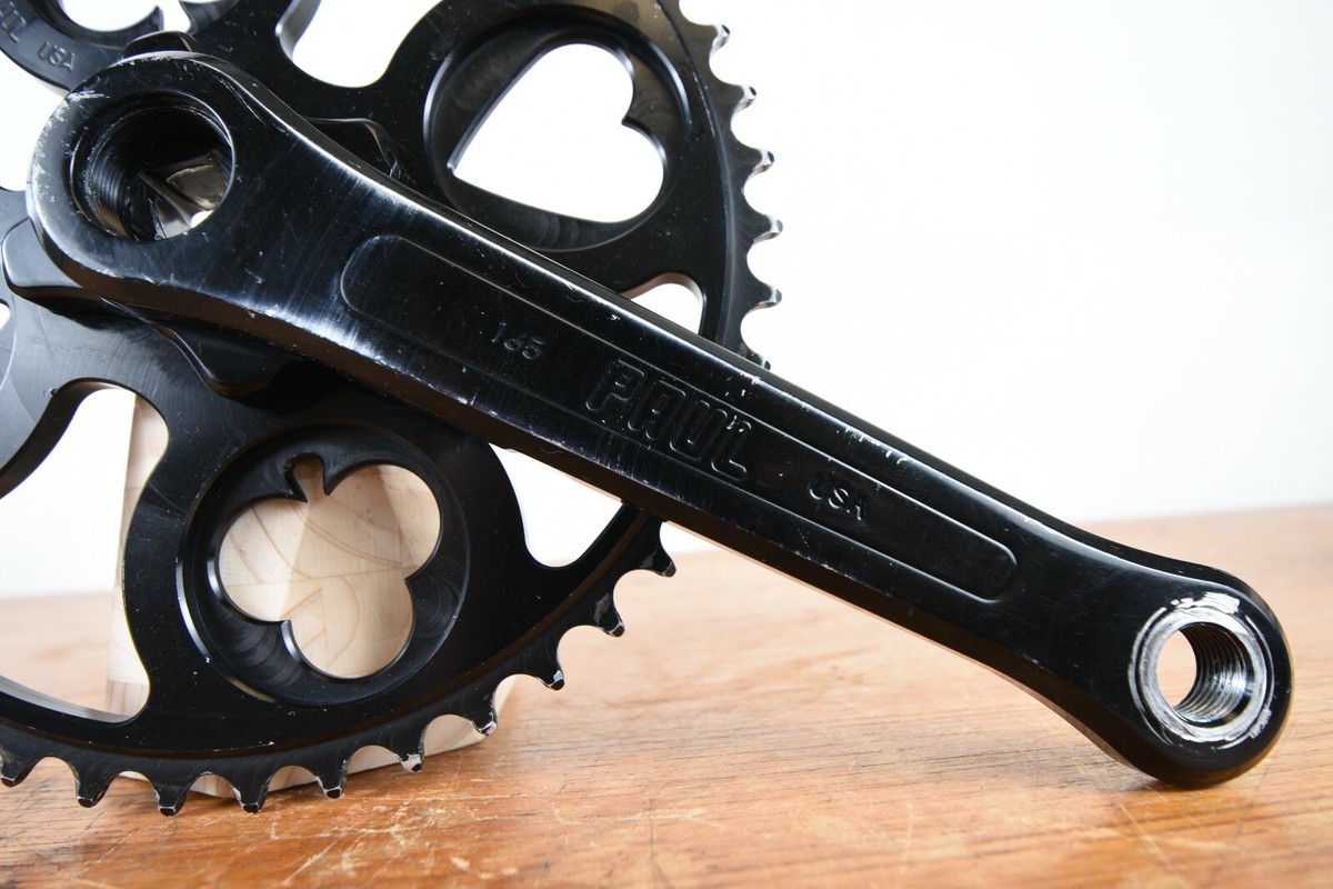 Paul Components Royal Flush Crankset 165mm 48t Black Anodized | eBay