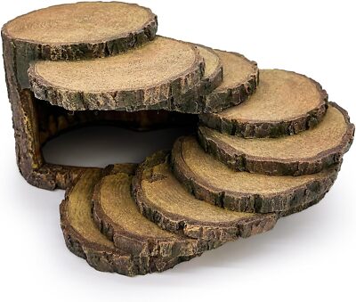 Reptile Hide Bearded Dragon Tank Accessories Reptile Snake Hideouts Stump Cave 