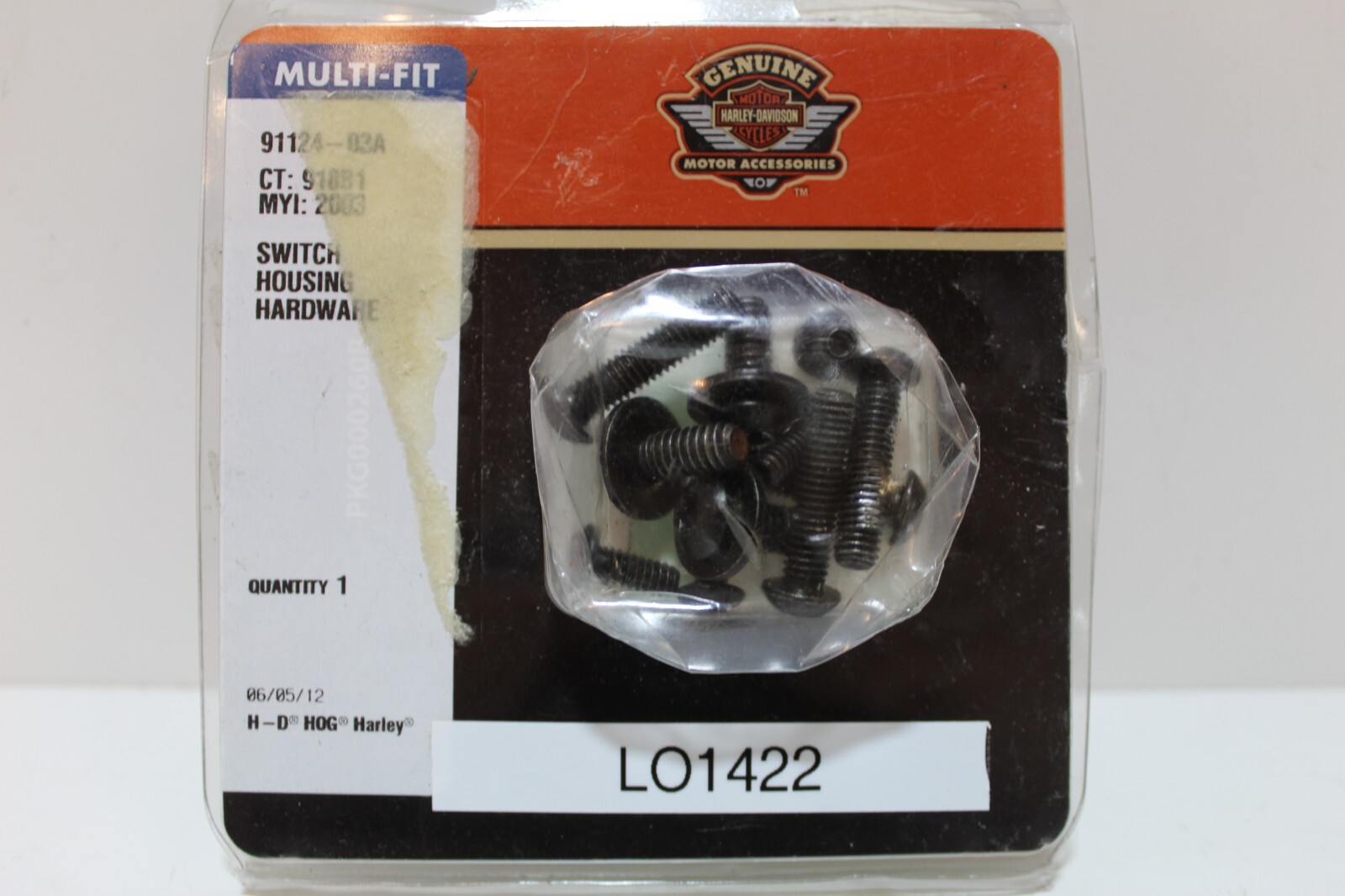 9112403A Harley Davidson Switch Housing Hardware eBay