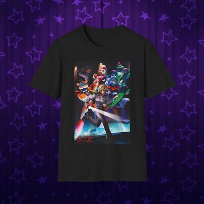Security Breach Fnaf Glamrock Freddy Monty Roxanne Unisex Softstyle T-Shirt