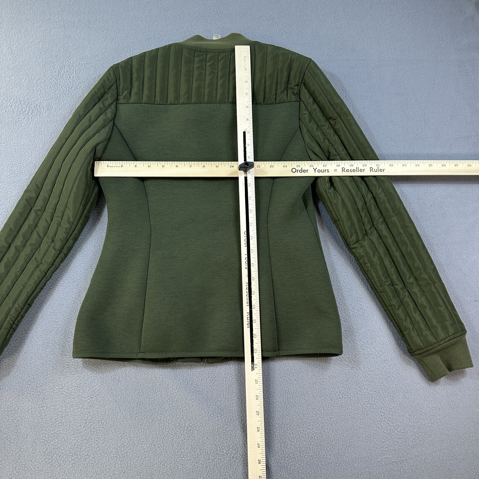 Fabletics Jacket Womans Medium Green Long Sleeve … - image 7