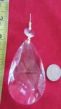 10 - 3 1/2 " TEAR 9 CUT LEAD CRYSTAL PRISM SUN CATCHER CHAN S