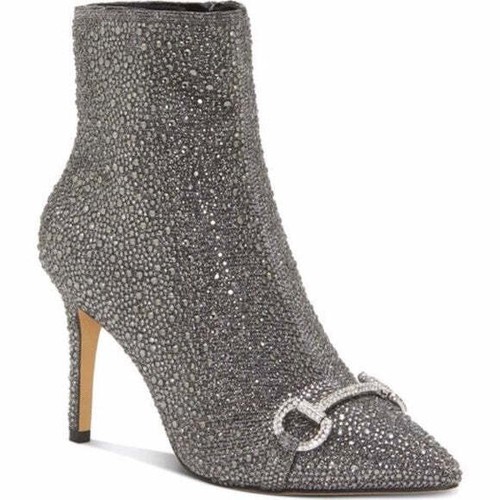 International Concepts Ignacia Womens Ankle Pumps Booties, Dark Pewter