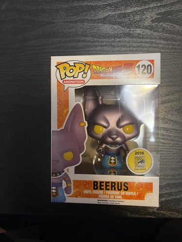 Funko Pop! Vinilo: Dragon Ball Z - Beerus - (Metálico) - Funimation...