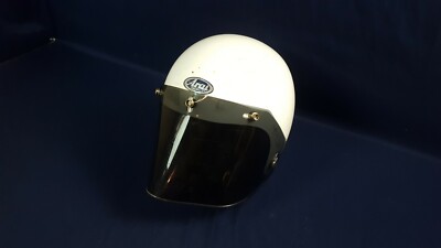 Ａｒａｉ　Ｓ-70 1970's Arai Hirotake S70 Motorcycle Helmet With Visor Fits
