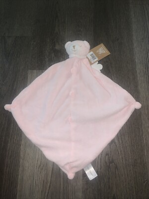 Angel Dear Pink Bear Security Blanket Baby Lovey Blanket NWT Soft NWT