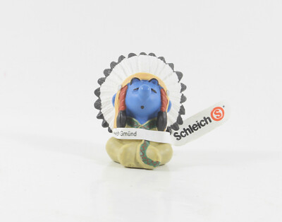 Schlumpf Schlümpfe === 2.0556 == Indianer Häuptling Schleich smurf