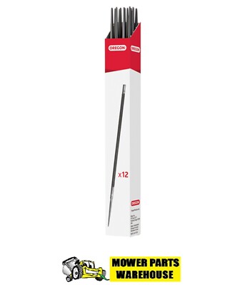 12 PACK OF OREGON 70502 7/32'' ROUND FILE 5.5MM FITS STANDARD FILER HANDLE
