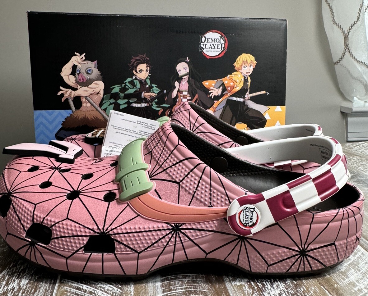 Crocs Demon Slayer Nezuko Clog CROCS Unisex Men Sz 10 Women