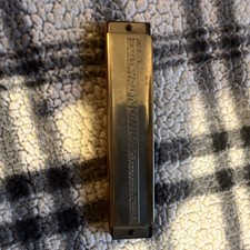 HOHNER Blues Harp MS Diatonic Harmonica Key C Metal Body Silver