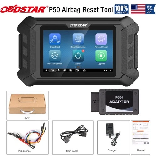 OBDSTAR P50 SRS Crash Reset Tool Covers 108 Brand & 16600+ E.CU Part No.
