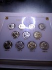 1942-1945 WWII "GEM" UNCIRCULATED JEFFERSON WARTIME 35% SILVER NICKEL COIN SET — photo 3