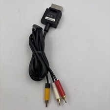 Official OEM Microsoft Xbox 360 AV Composite Audio/Video Cable RCA