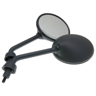 Rückspiegel Kurze schwarze Spiegel M8 für Vespa GTS, GTV, LX, S, Primavera, Spri