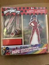Miraculous Lady Bug 26 Pieces Wood Dress Up Magnetic