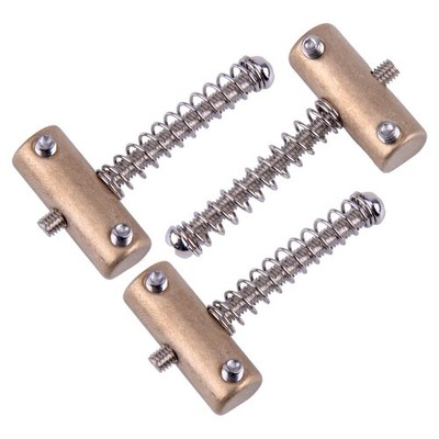 3 pcs Brass Telecaster Bridge Saddle for Vintage Ashtray Type Tele Guitar