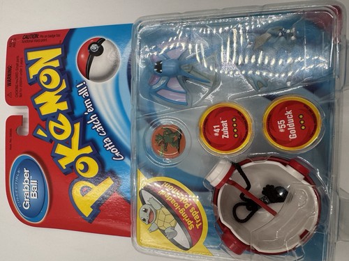 Rara palla vintage Pokemon Grabber ZUBAT & GOLDUCK Mip Hasbro 1998 - Foto 8 di 11
