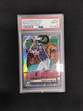 PSA 10 2021 Panini Donruss Optic - Unleashed Ronald Acuña Jr. #UNL3 Holo Prizm