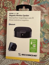 Scosche BTMSS-SP BoomCan MS Portable Magnetic True Wireless BT Speaker - Black
