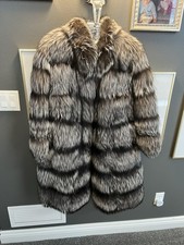 Custom Silver Fox Fur Coat, 3.000