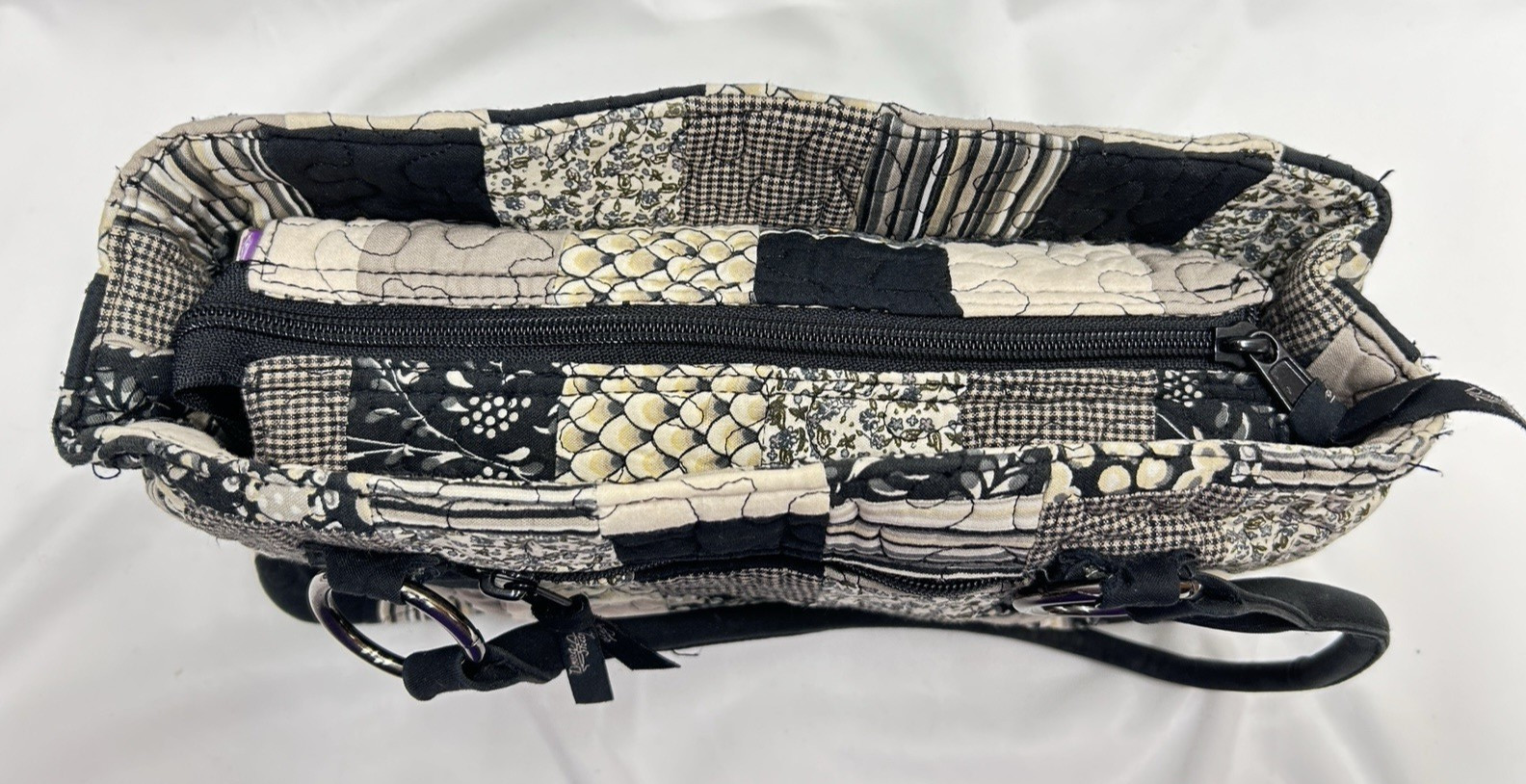 Donna Sharp Purse Quilted Patchwork Organizing Se… - image 6